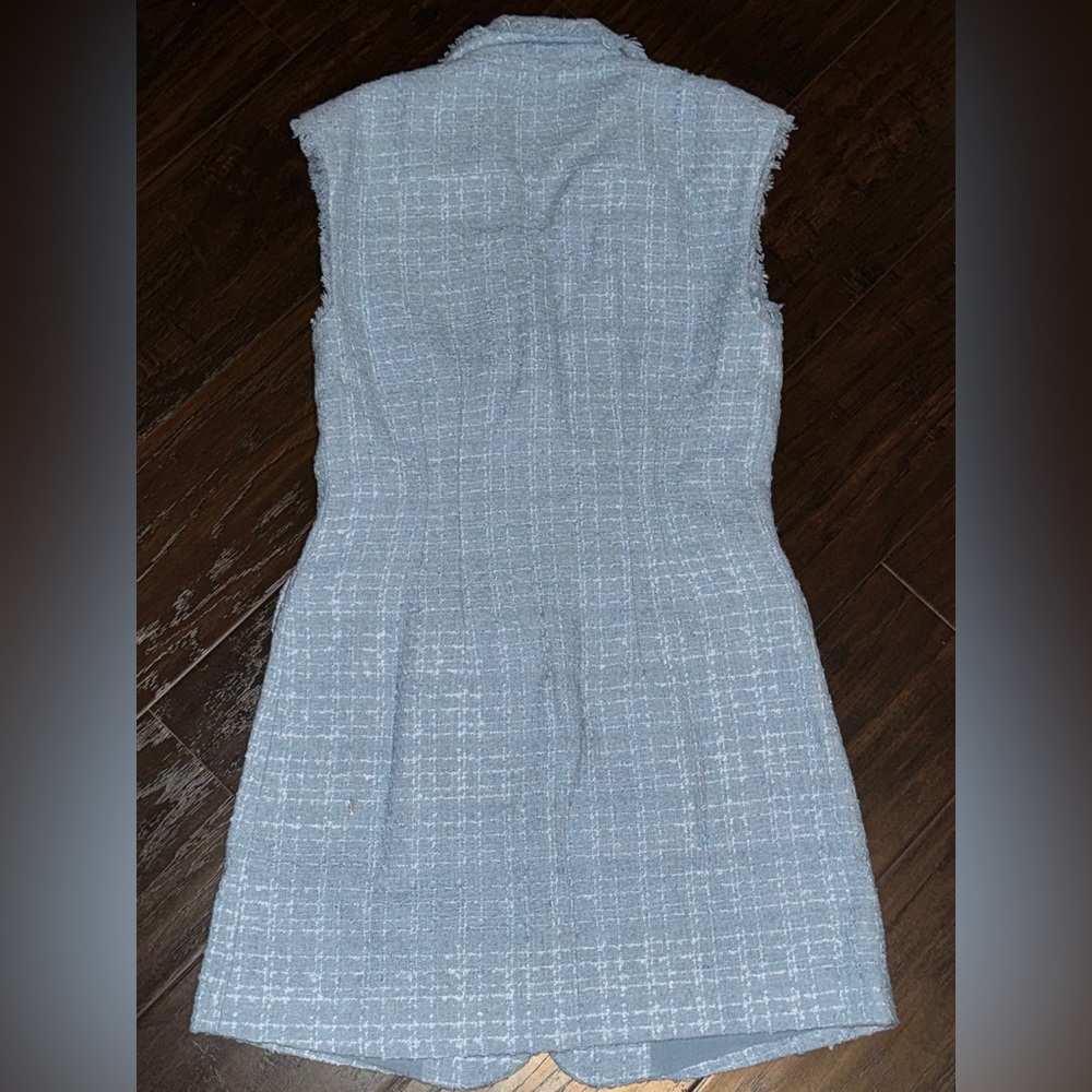 💙 NWOT! Anthropologie Maeve Tweed Mini Dress - Picture 11 of 14